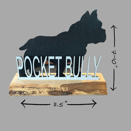 Custom Pocket Bully Name Sign
