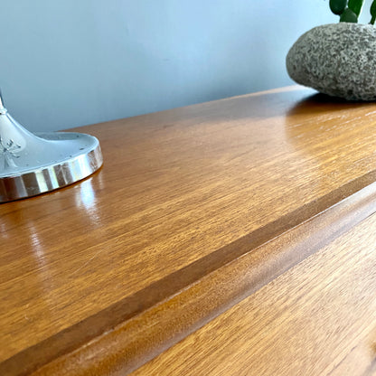 Stunning MCM Dresser Teak with 9 Drawers By RS Associates