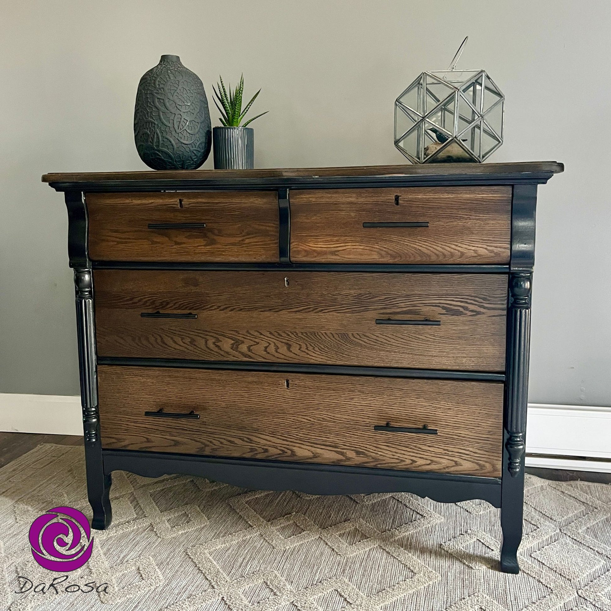 Black Antique Dresser