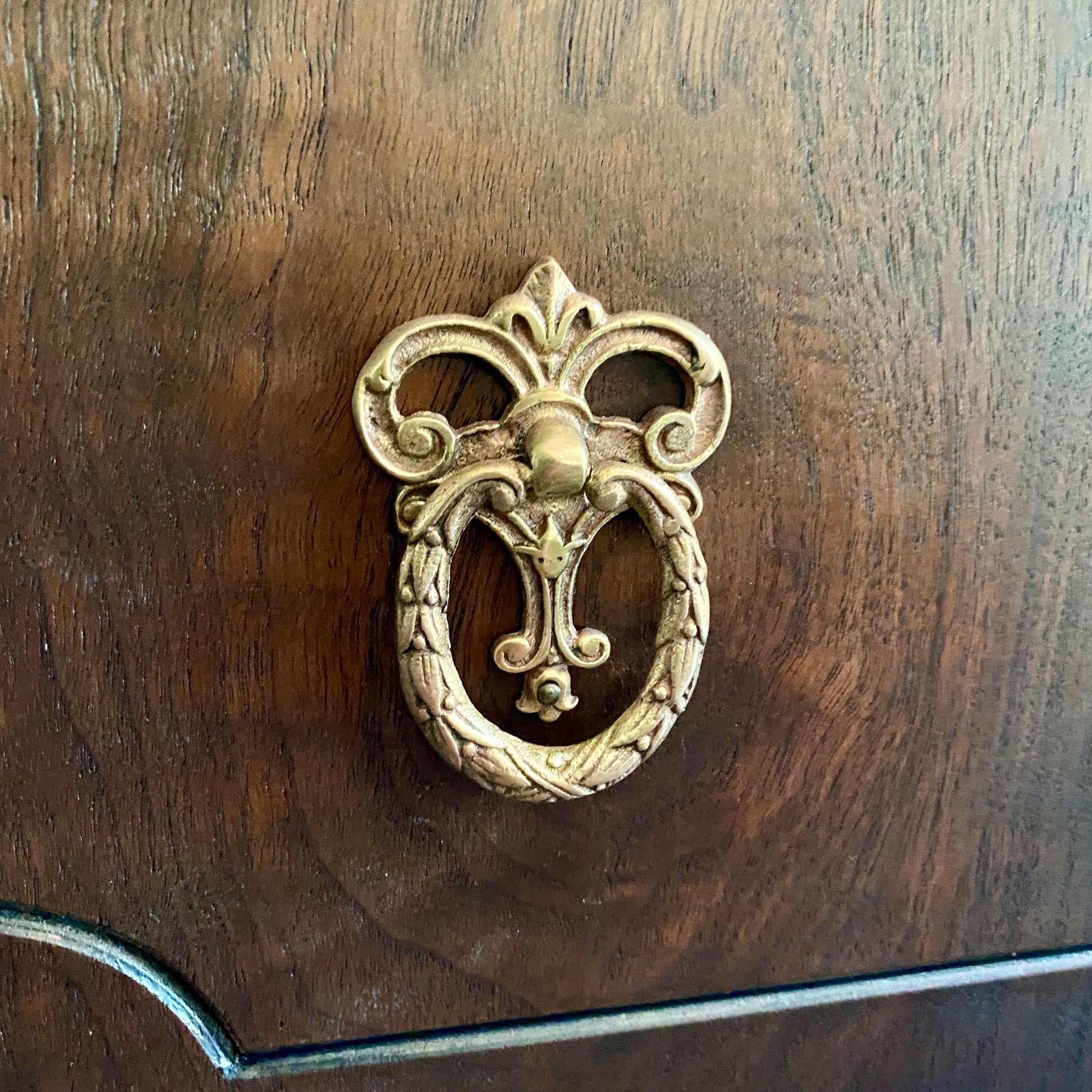 4 Drawer Dresser Refinished in White and Walnut Drawers - Bedroom Furniture - Malcolm Dresser 