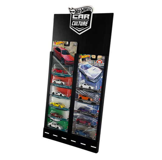 Toy Car Display Shelf 1/64 for HotWheels " Car Culture " Blister Packs