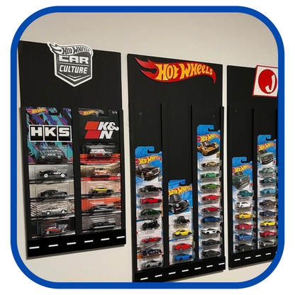 Toy Car Display Shelf 1/64 for HotWheels " Car Culture " Blister Packs