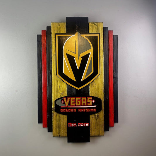 Custom Golden Knights Sign
