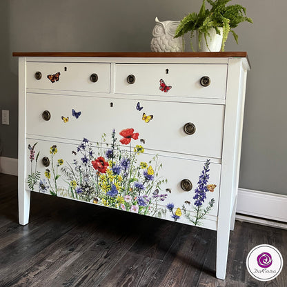 Flower Dresser in White