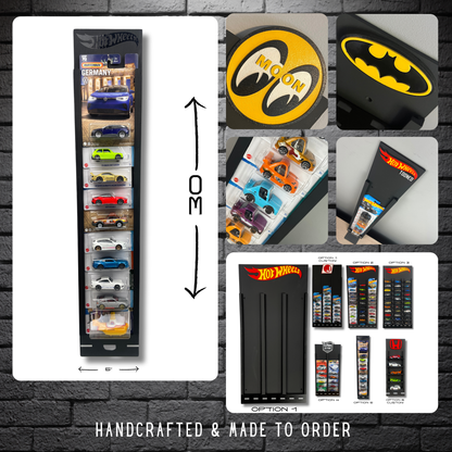 Toy Car Display Shelf 1/64 for HotWheels " Mainline " Blister Packs