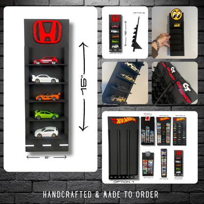 Toy Car Display Shelf 1/64 for HotWheels " Mainline " Blister Packs