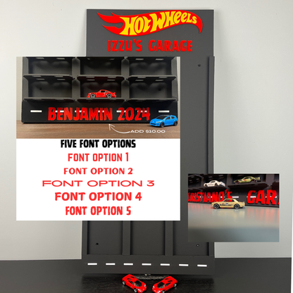 Toy Car Display Shelf 1/64 for HotWheels " Mainline " Blister Packs