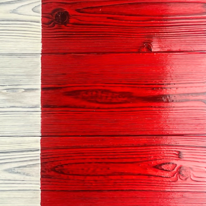 Italian Flag made of Wood