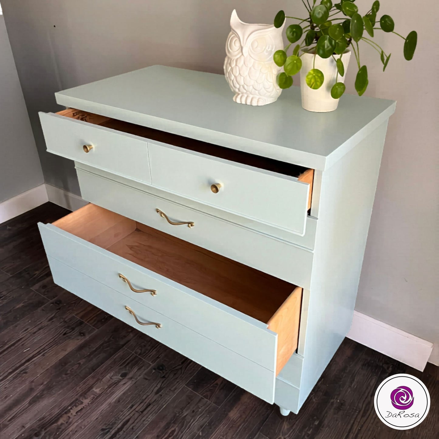 Mid Century Modern Dresser in Watery
