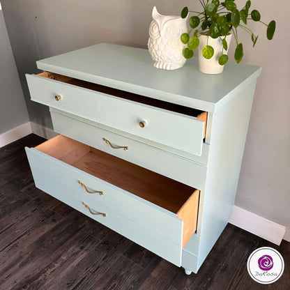 Mid Century Modern Dresser in Watery