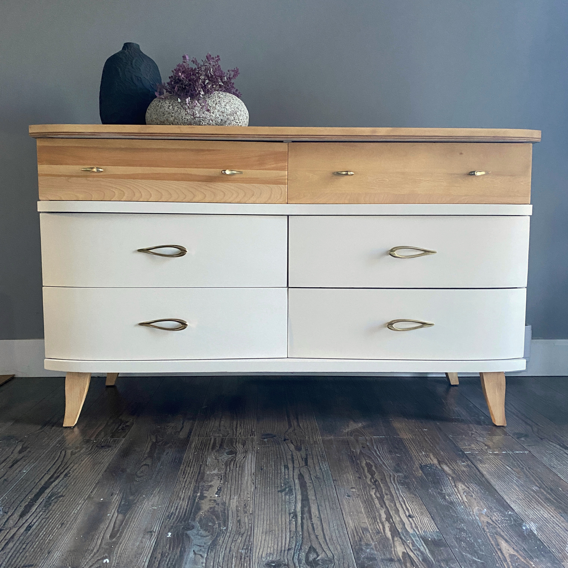 Dipped MCM Dresser Natural and Beige DaRosa Creations Dipped MCM Dresser Natural and Beige DaRosa Creations