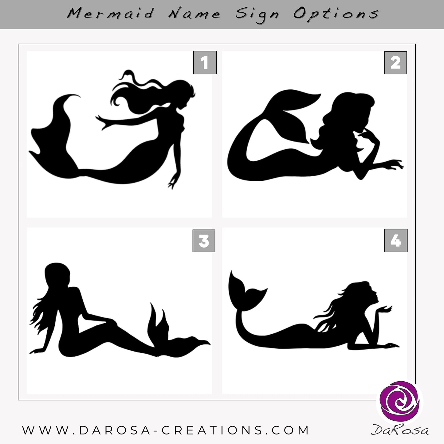 Mermaid Name Sign