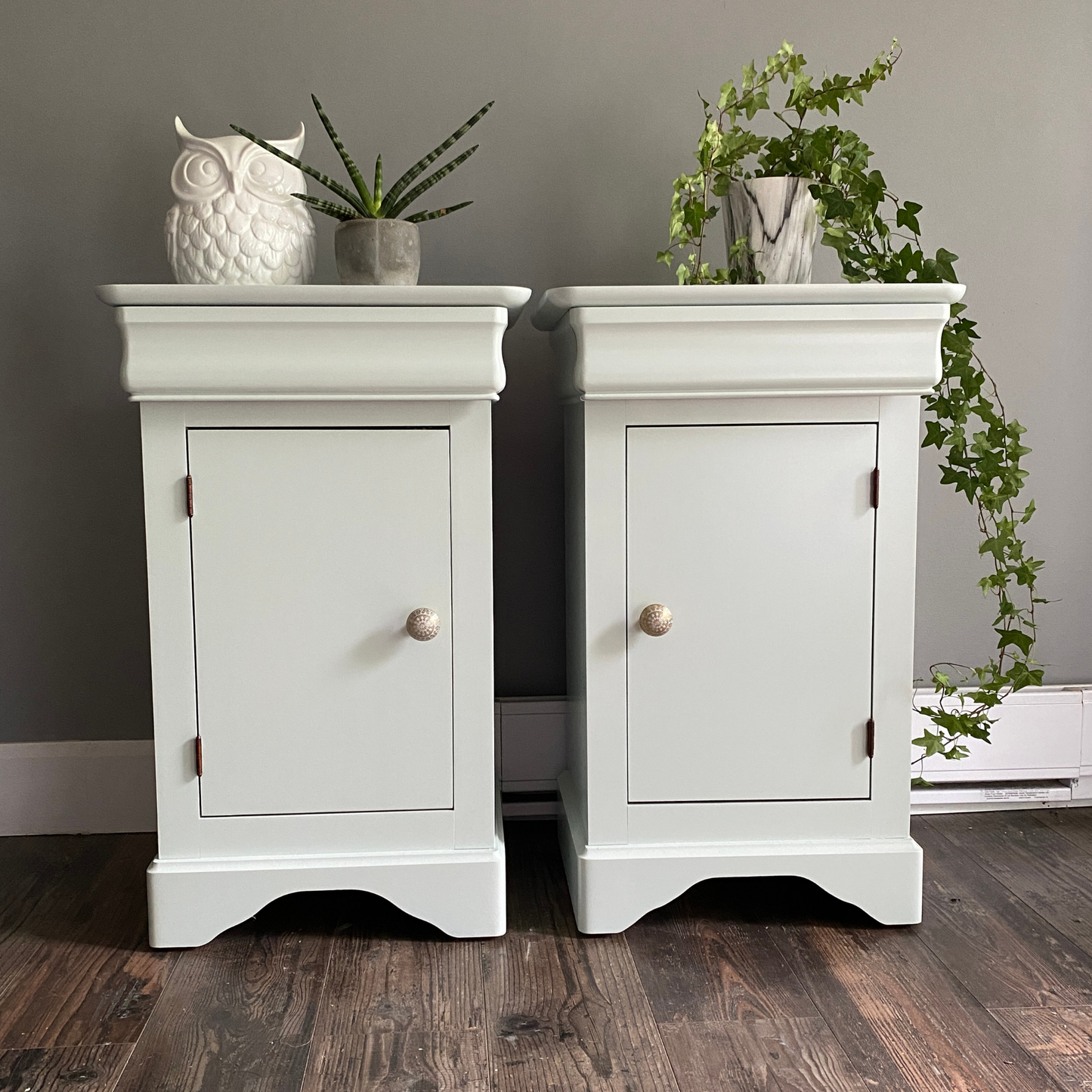 Set of 2 Tall Nightstands