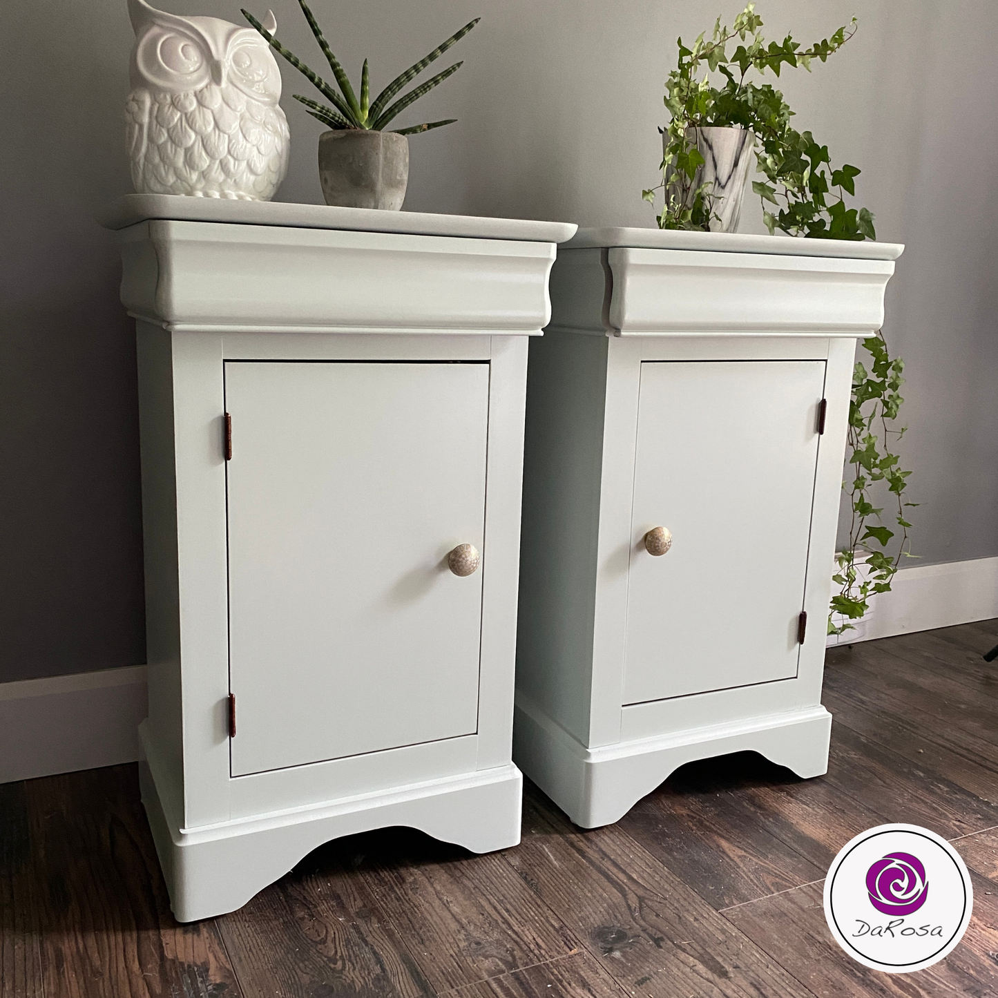 Set of 2 Tall Nightstands