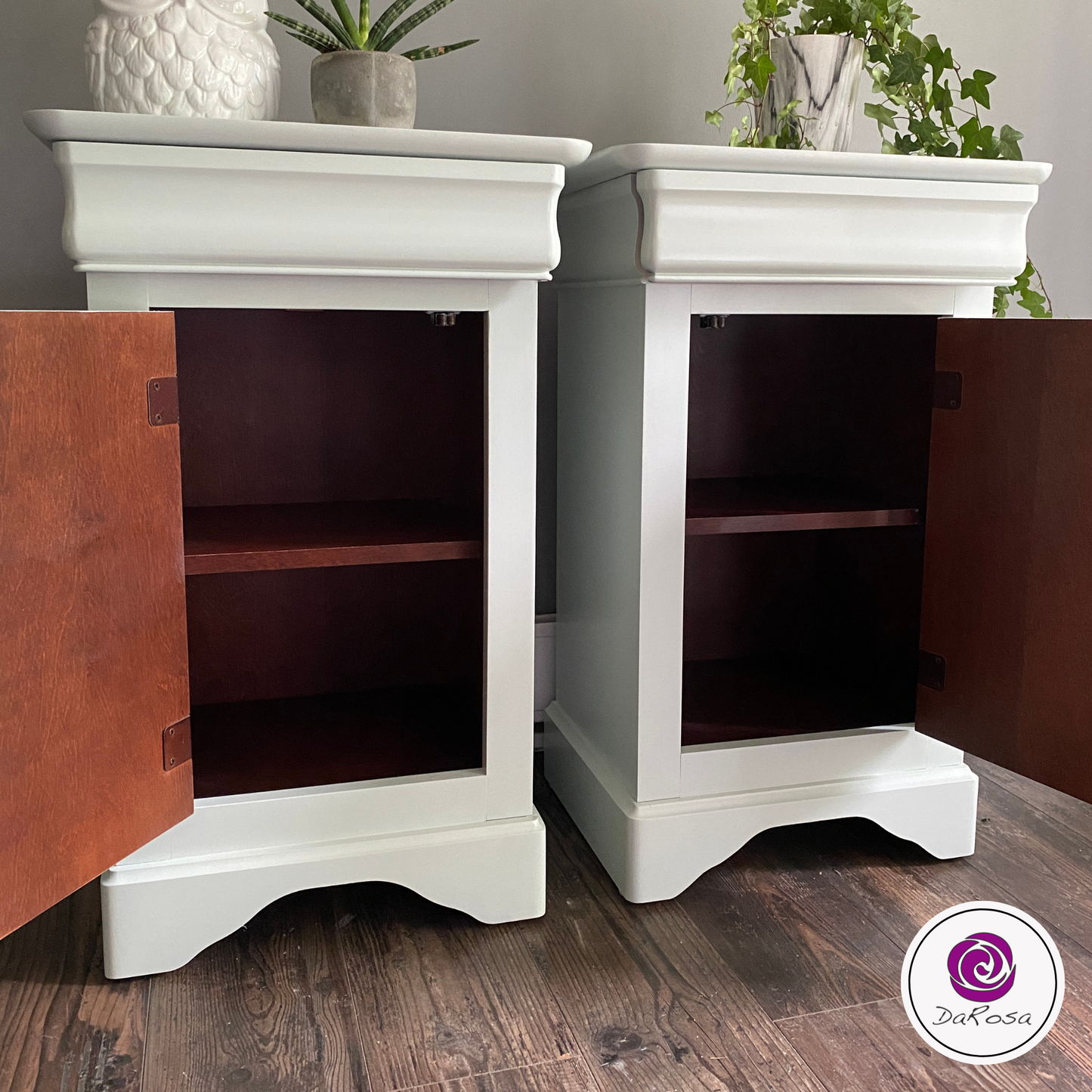 Set of 2 Tall Nightstands