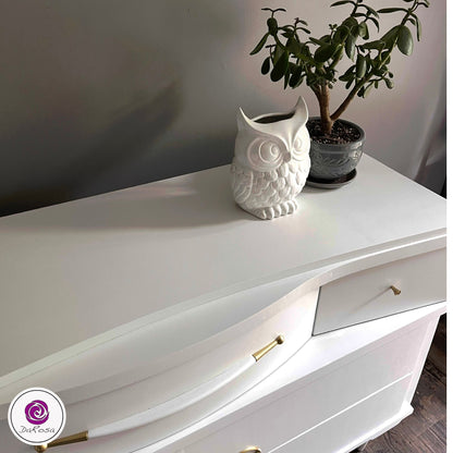 MCM Refinished White dresser