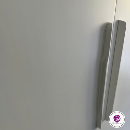 White Linen Armoire