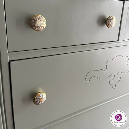 Sage Green Tall Dresser