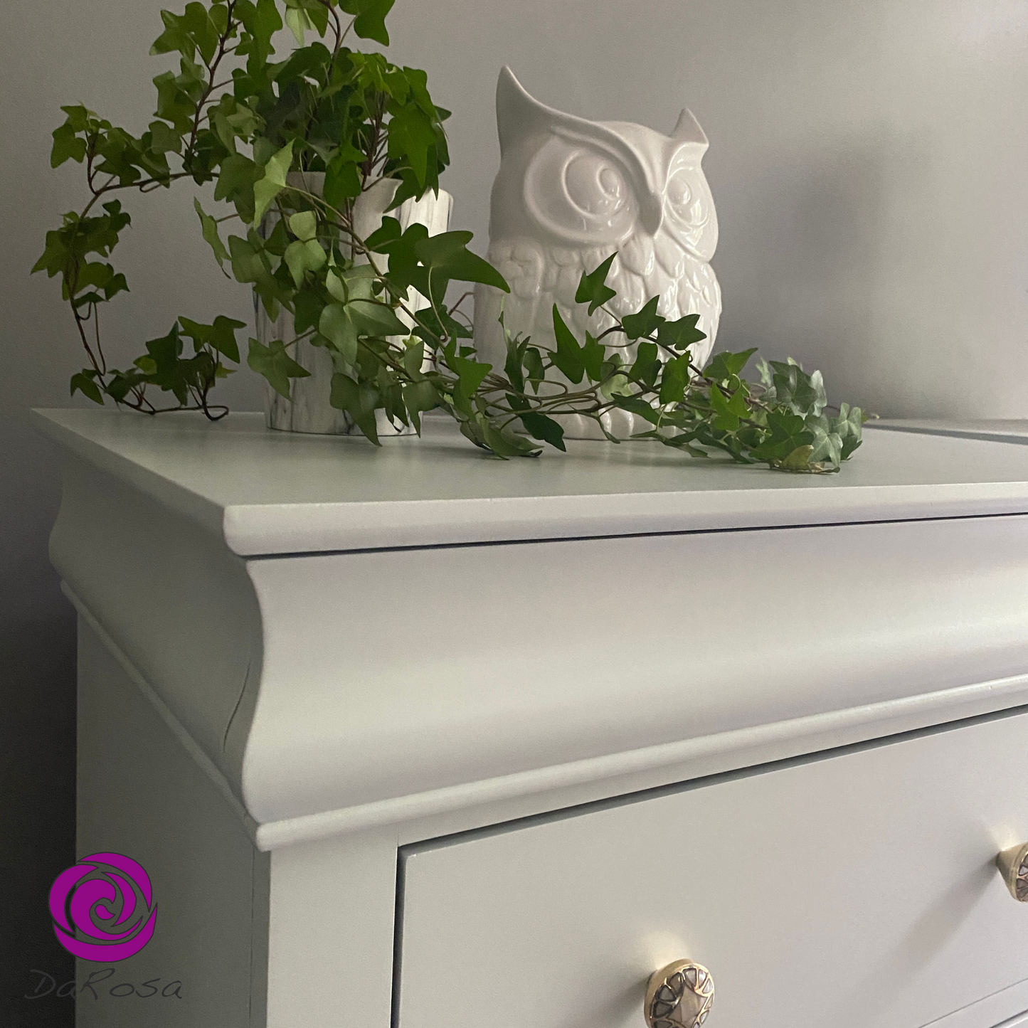 Set of 2 Oversized Nightstands with Hidden Drawer