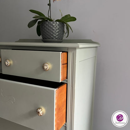 Sage Green Tall Dresser