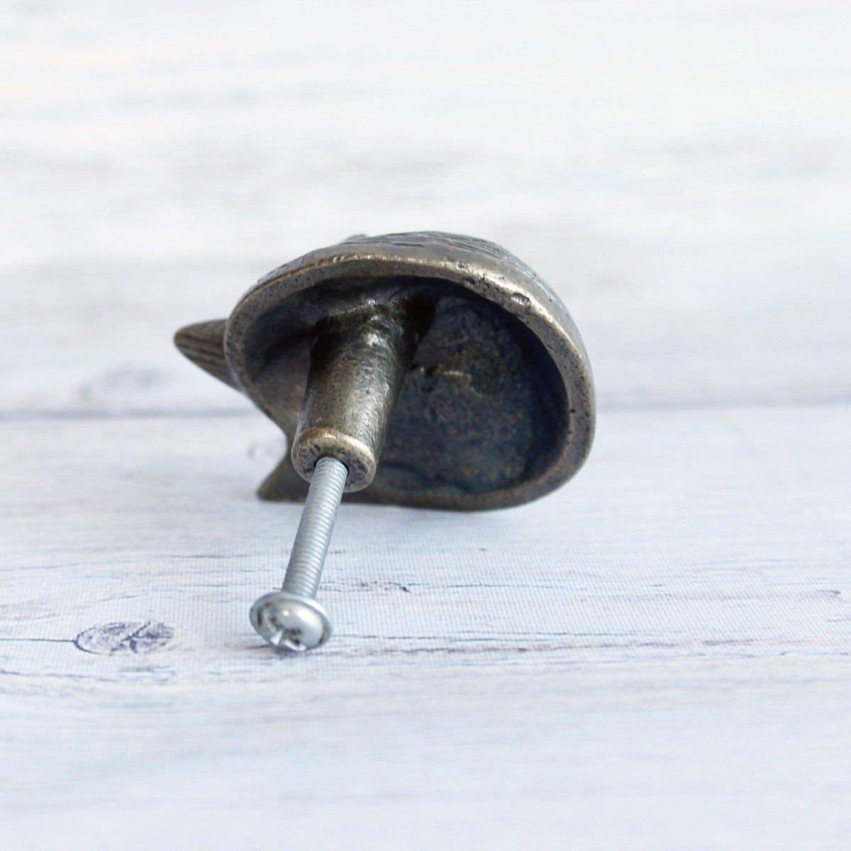 Antique Brass Sleeping Fox Knob - DaRosa Creations
