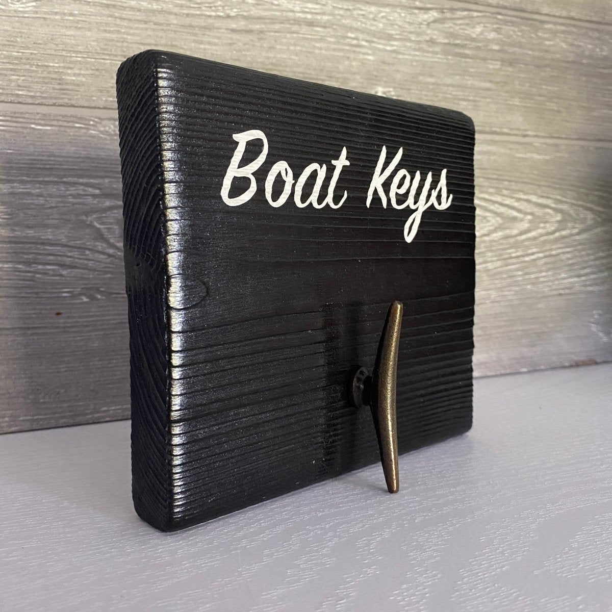 Boat Key Holder in Black - DaRosa Creations