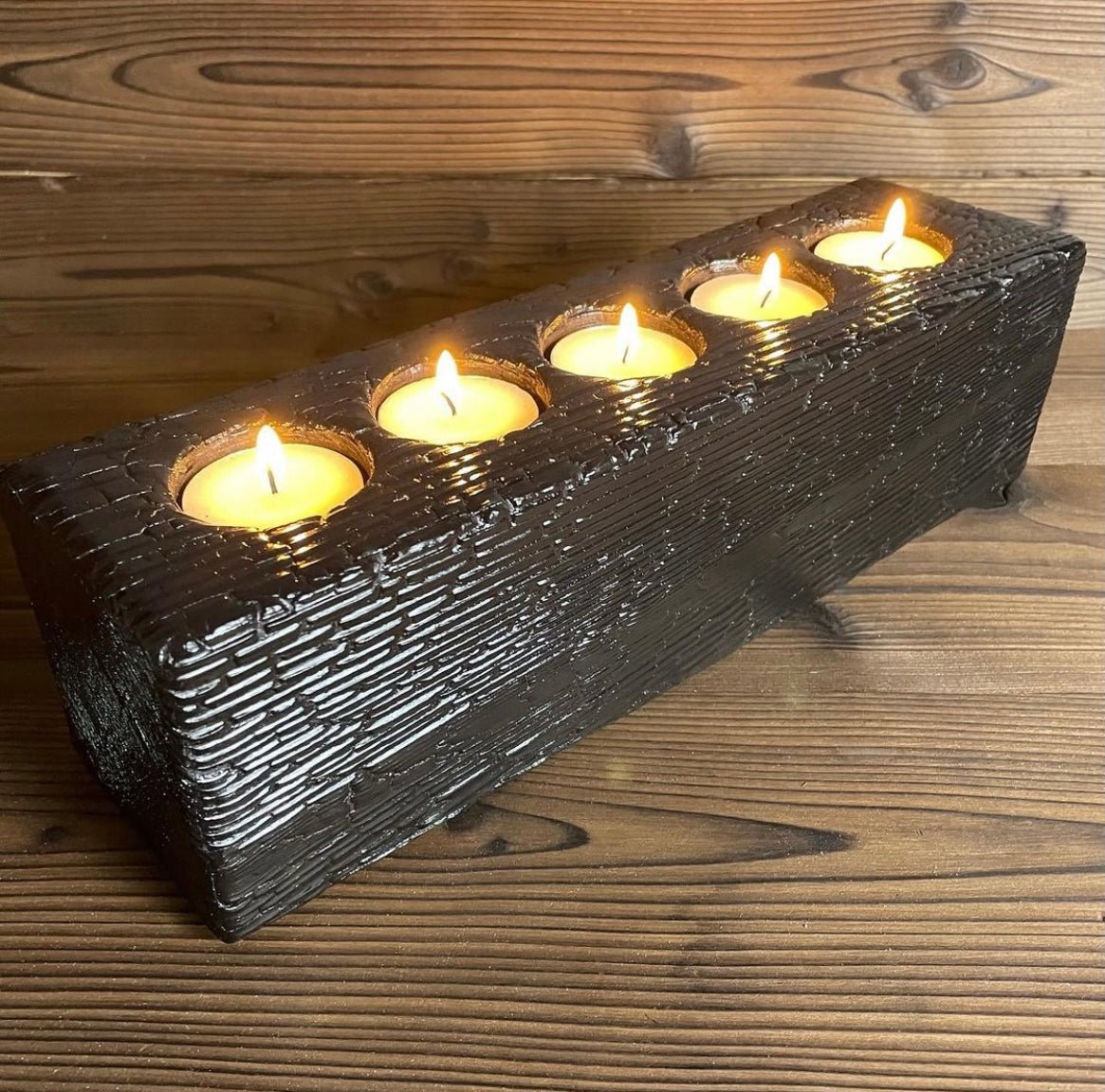 Burnt Cedar Tealight Holder - DaRosa Creations