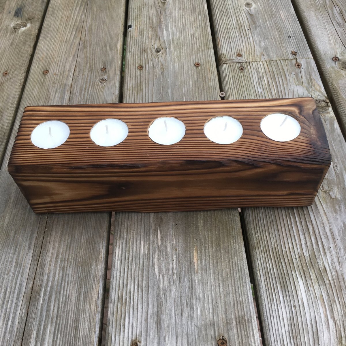 Burnt Cedar Tealight Holder - DaRosa Creations