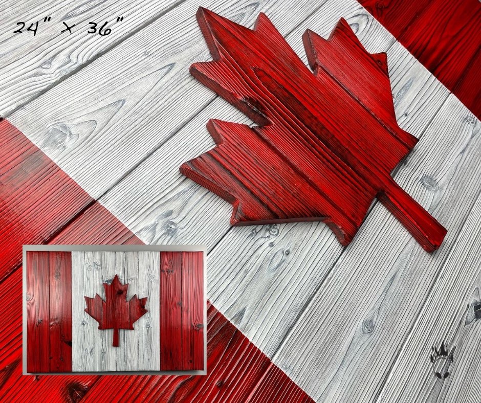Canadian Flag 24 x 36" - DaRosa Creations