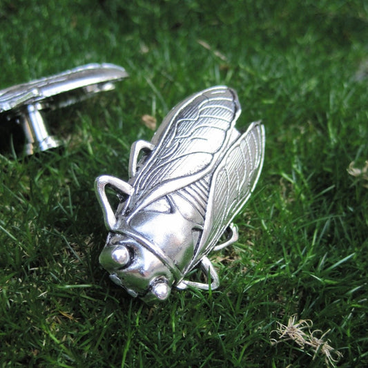 Cicada knob in SIlver - DaRosa Creations