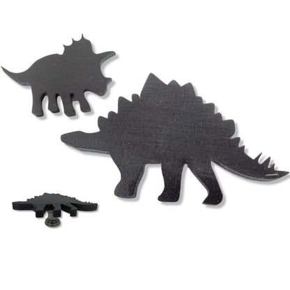 Dinosaur Drawer Knobs Stegosaurus or Triceratops - DaRosa Creations