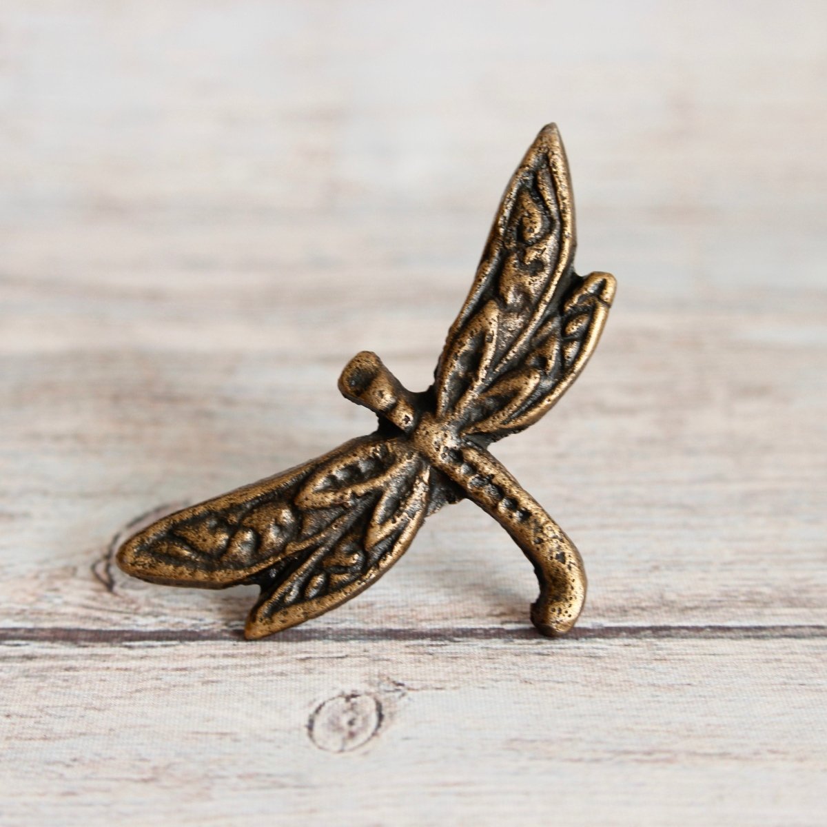 Dragonfly Knob in Antique Brass - DaRosa Creations