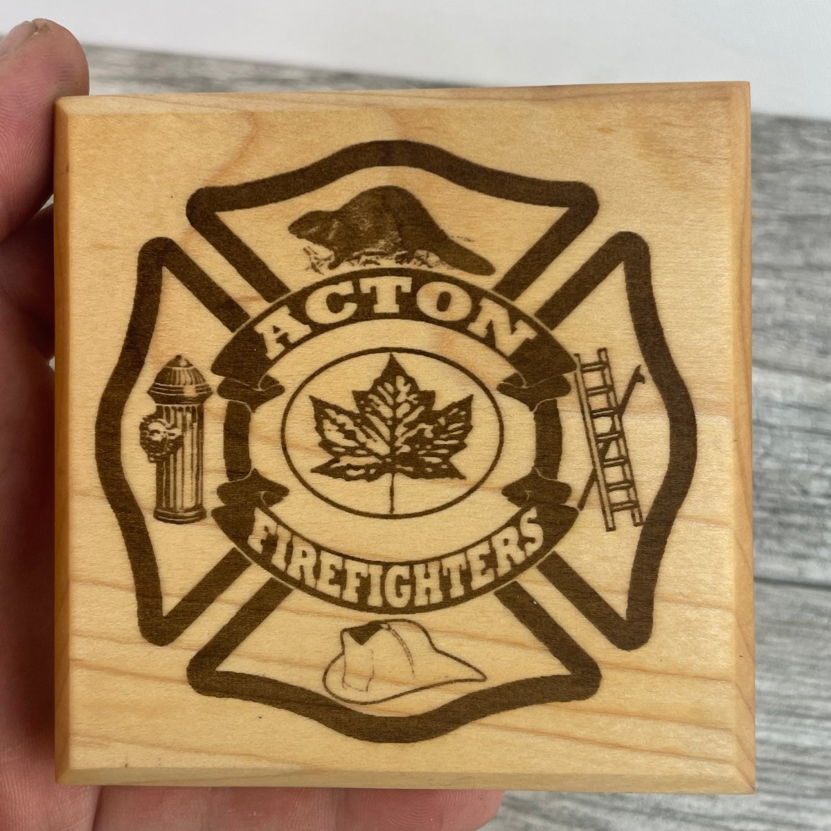 First Responder Themed Coasters Set of 2 - DaRosa Creations