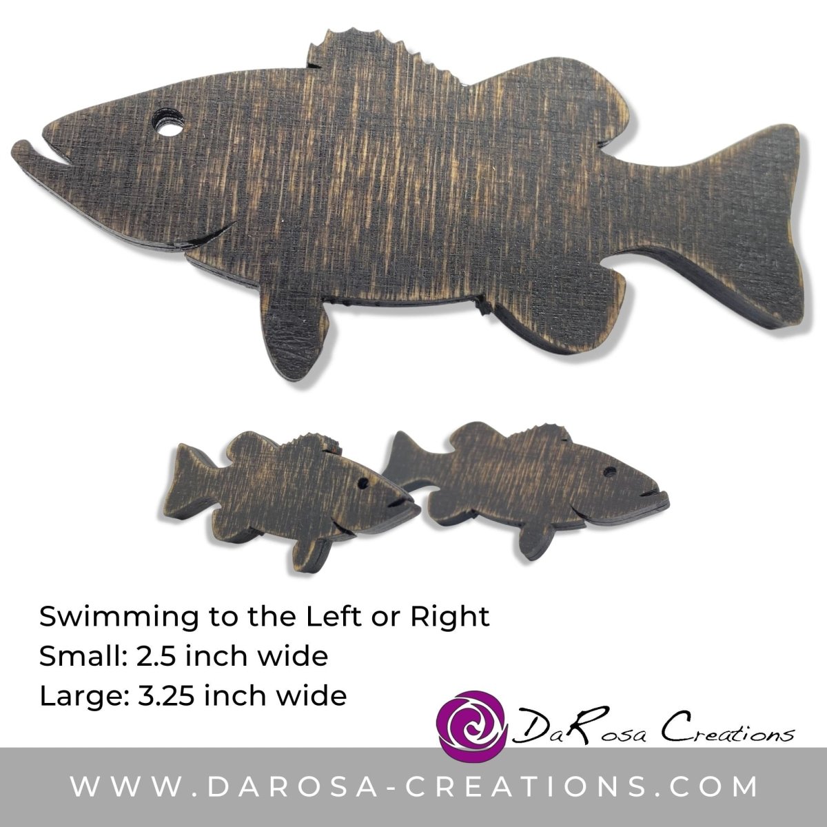 Fish Drawer Knob Made of Wood - DaRosa Creations