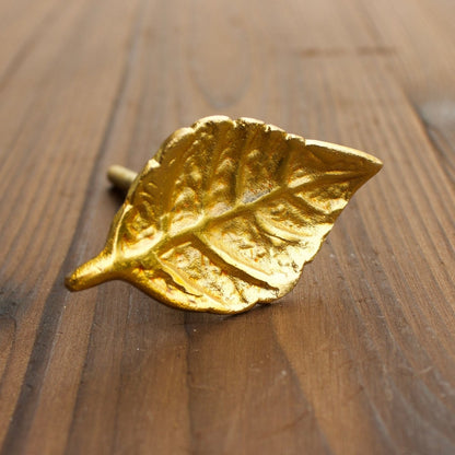 Gold Leaf Drawer Knob - DaRosa Creations