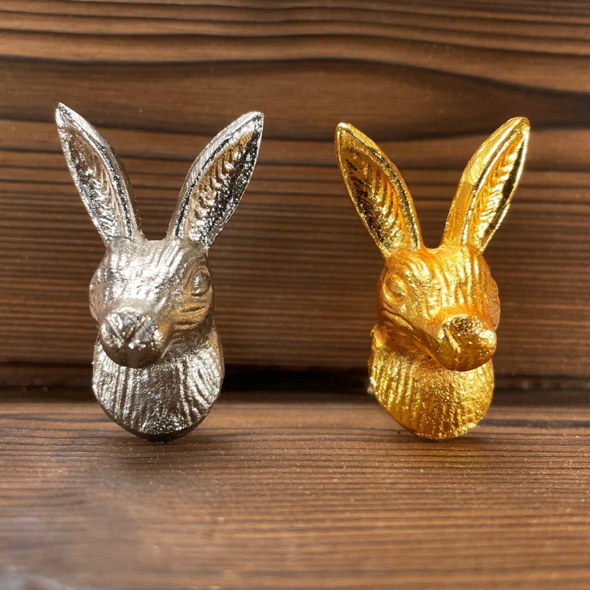 Hare Drawer Knobs in Gold, Silver or Antique Brass - DaRosa Creations