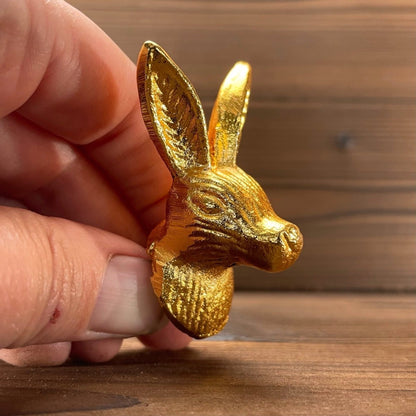 Hare Drawer Knobs in Gold, Silver or Antique Brass - DaRosa Creations