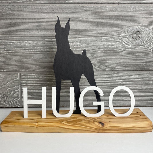 Personalized Doberman Pinscher Name Sign - DaRosa Creations