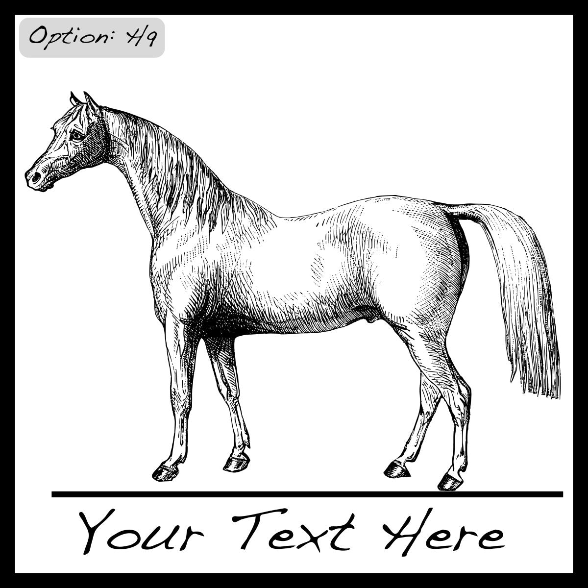 Personalized Horse Coasters SET of 2 - DaRosa Creations