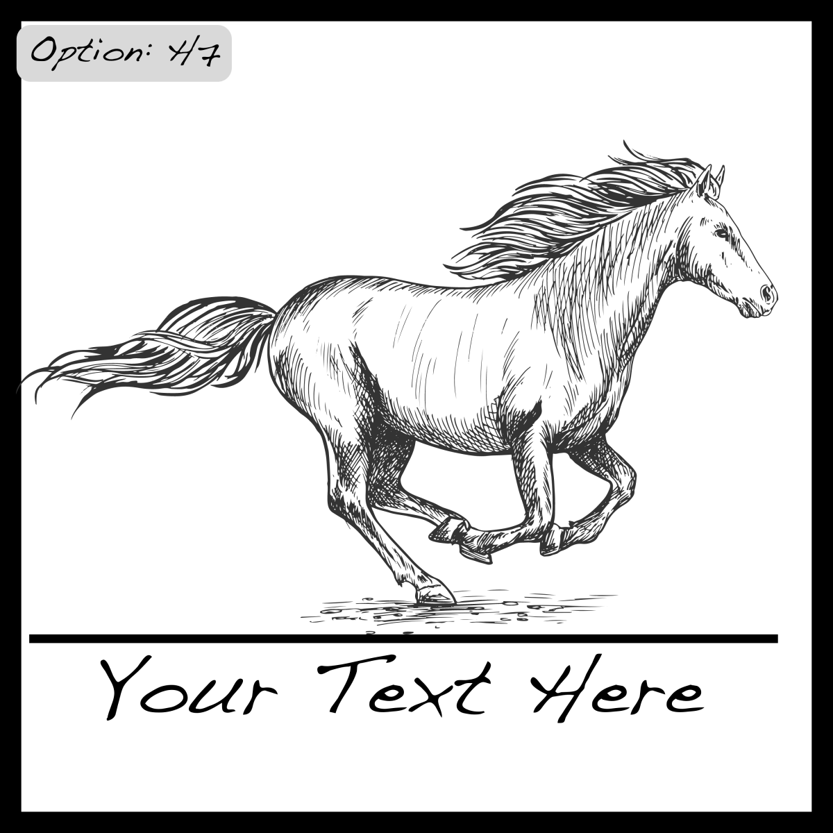 Personalized Horse Coasters SET of 2 - DaRosa Creations