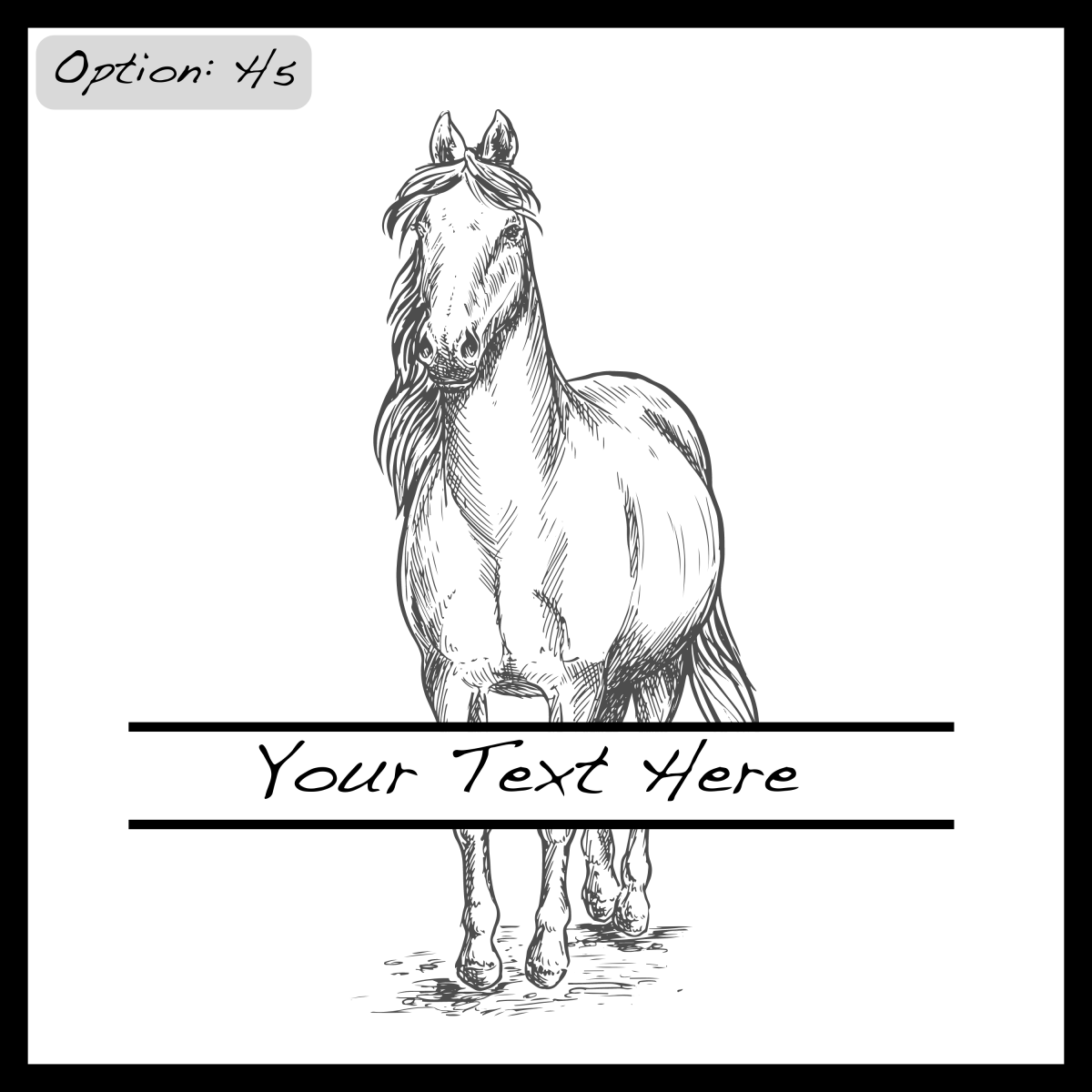 Personalized Horse Coasters SET of 2 - DaRosa Creations