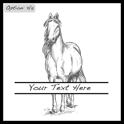Personalized Horse Coasters SET of 2 - DaRosa Creations