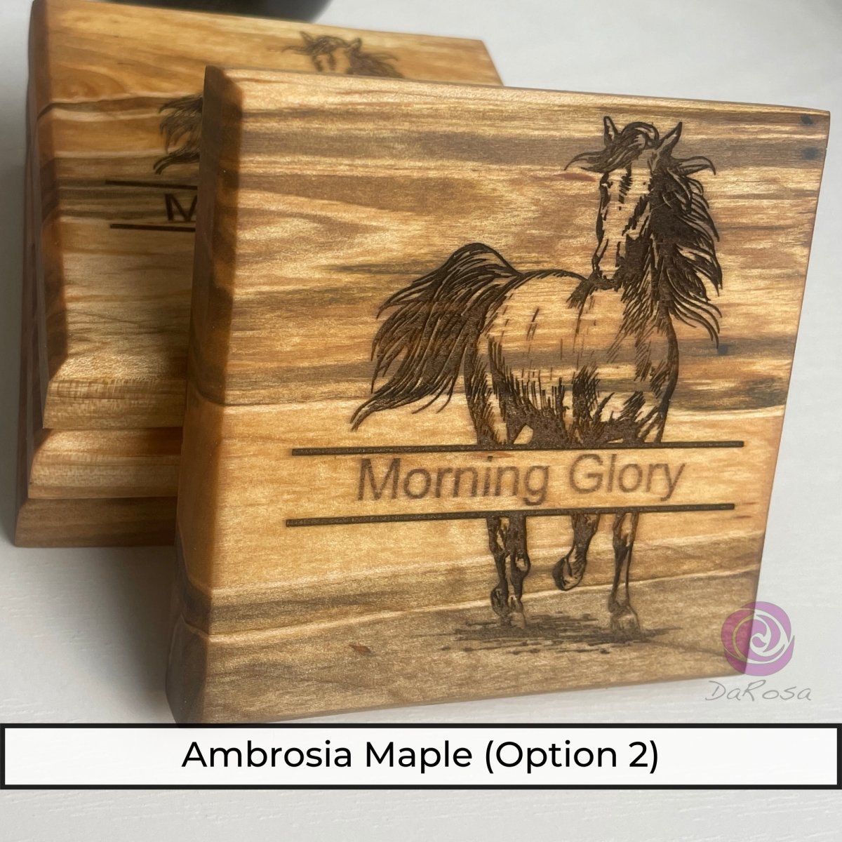 Personalized Horse Coasters SET of 2 - DaRosa Creations