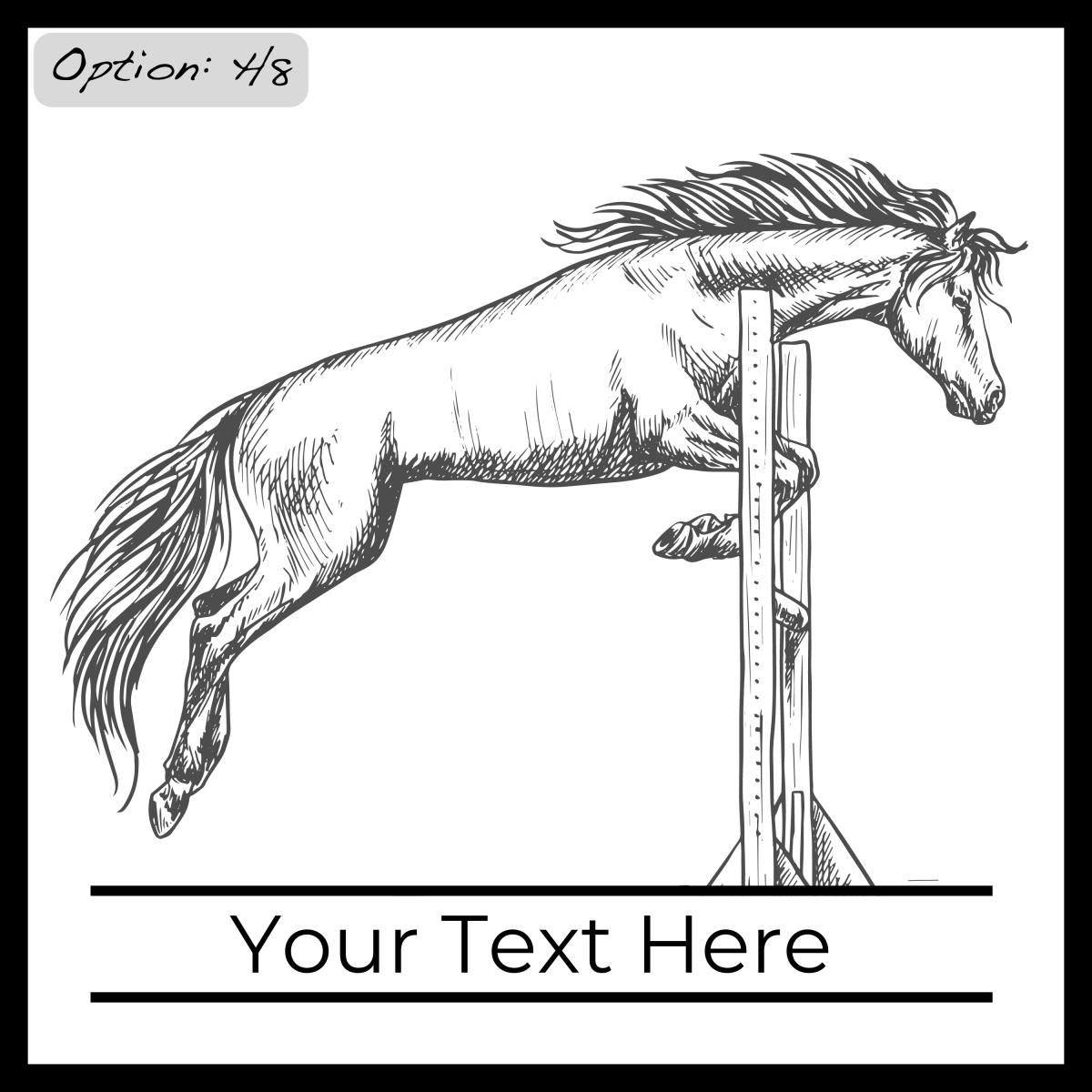 Personalized Horse Coasters SET of 2 - DaRosa Creations