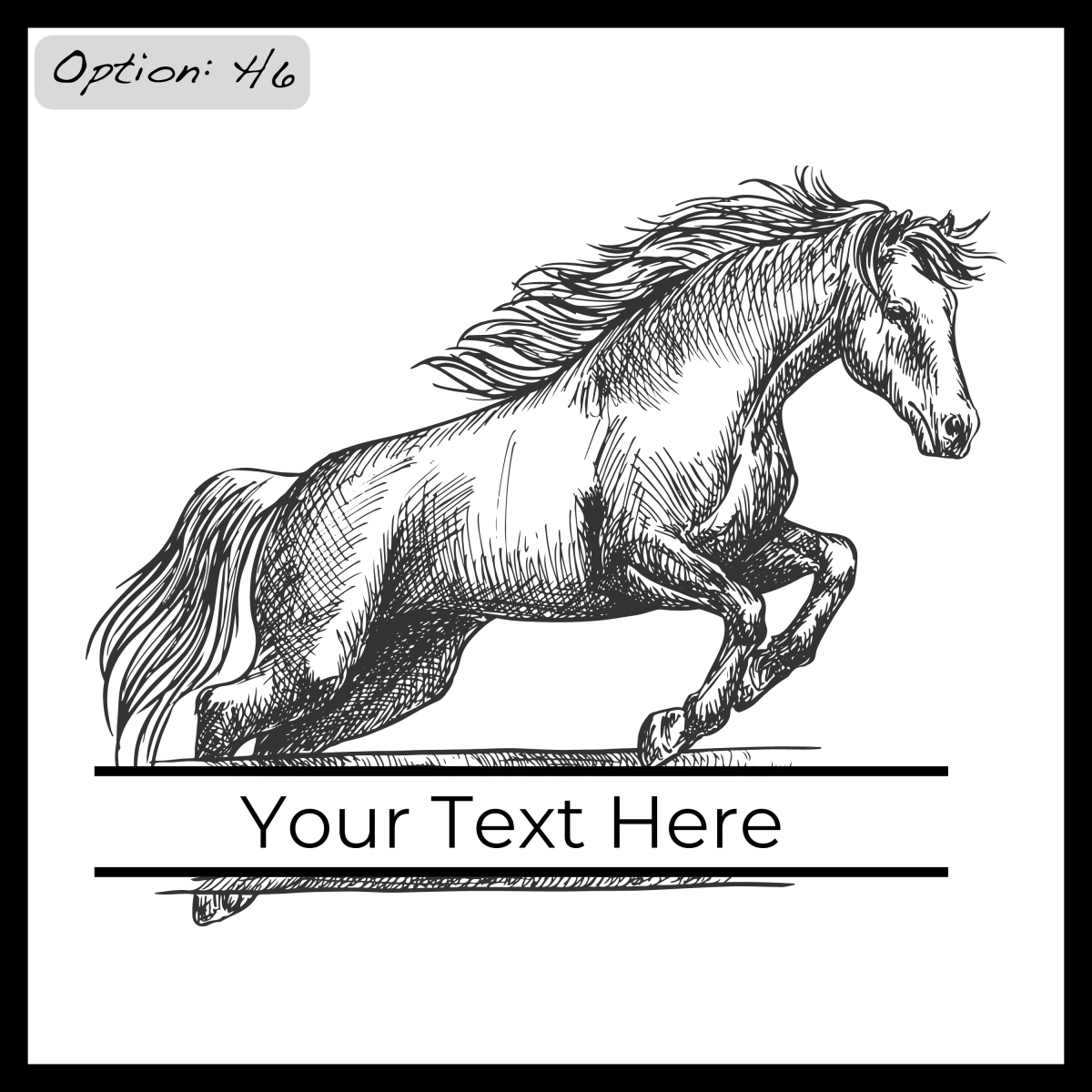 Personalized Horse Coasters SET of 2 - DaRosa Creations