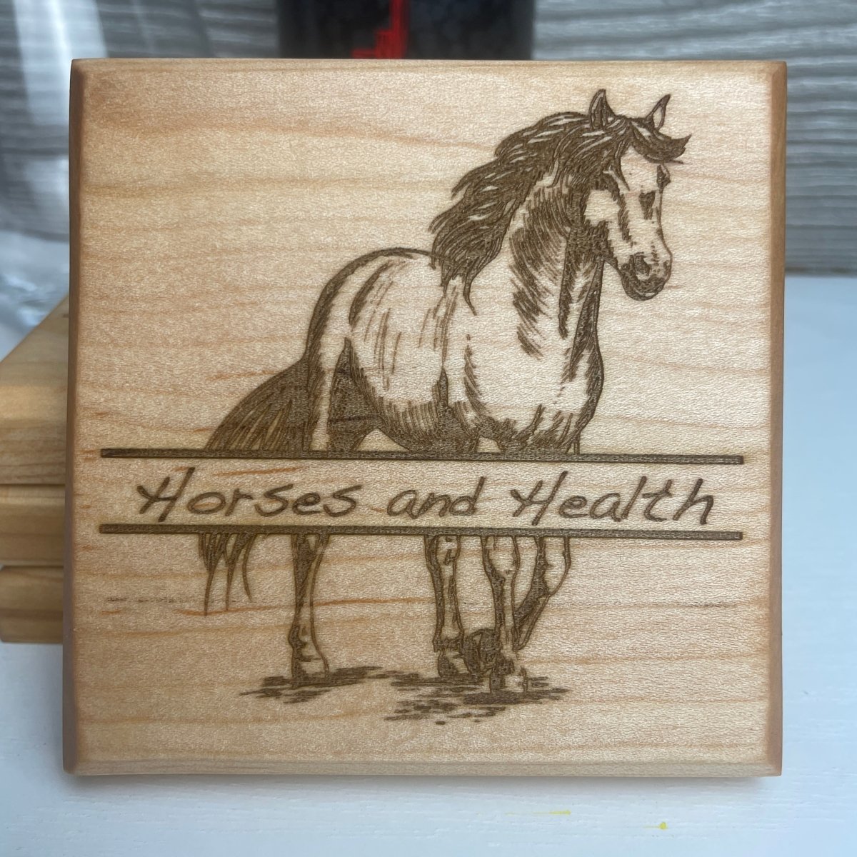Personalized Horse Coasters SET of 2 - DaRosa Creations