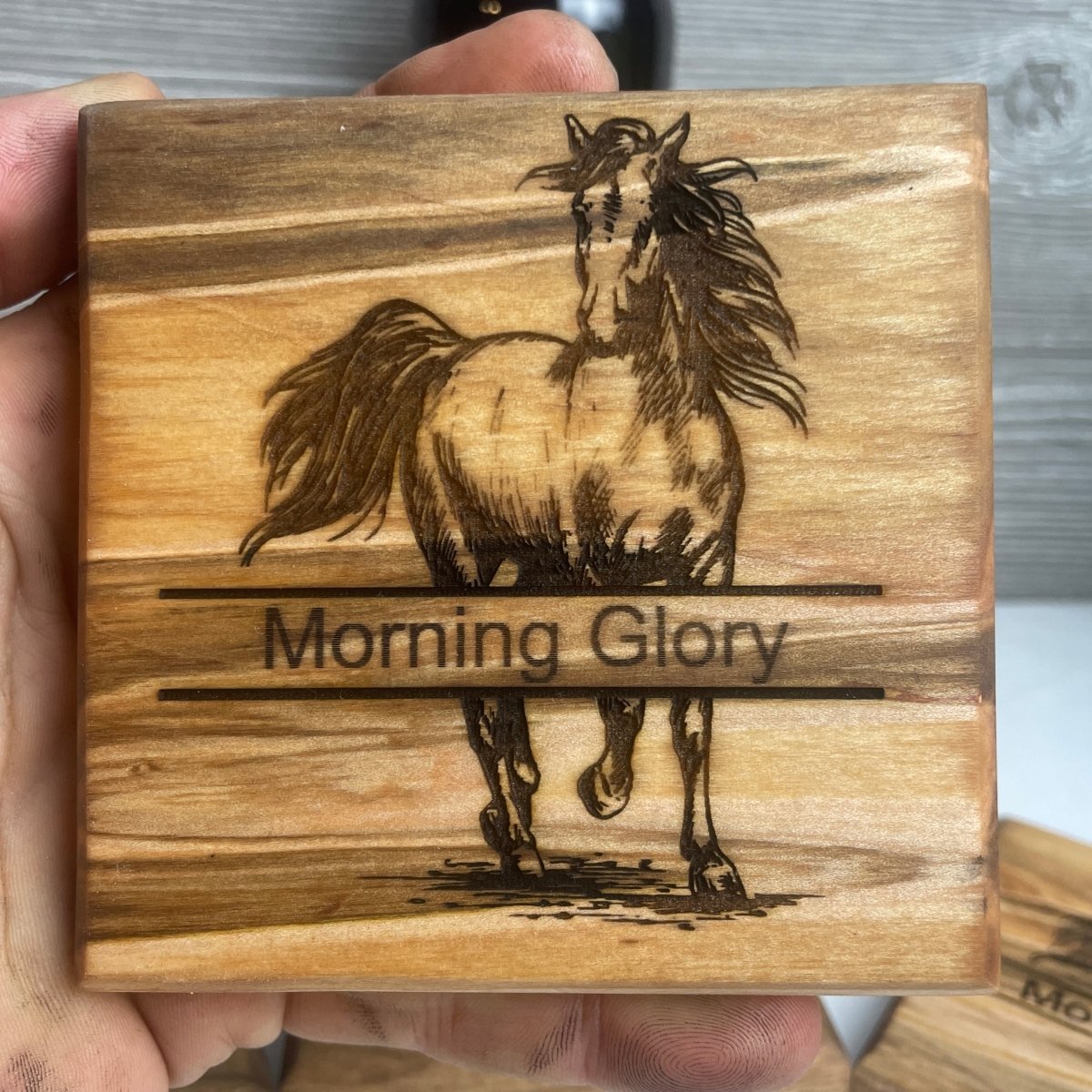 Personalized Horse Coasters SET of 2 - DaRosa Creations