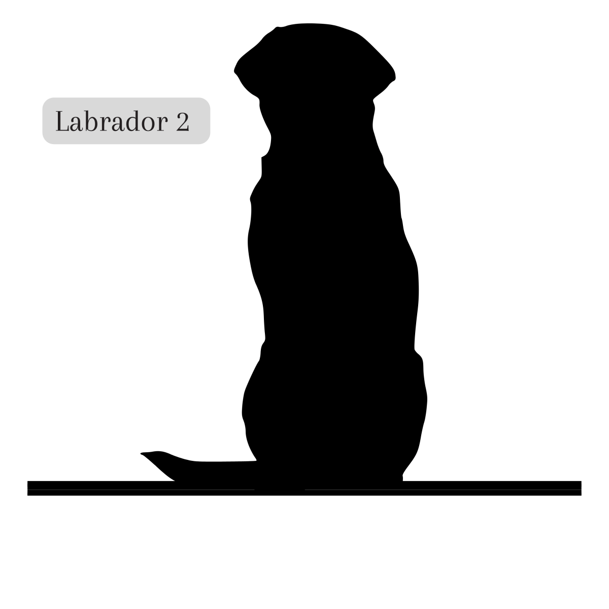 Personalized Labrador Retriever Name Sign - DaRosa Creations
