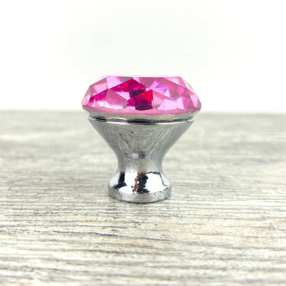 Pink Glass Knob - DaRosa Creations