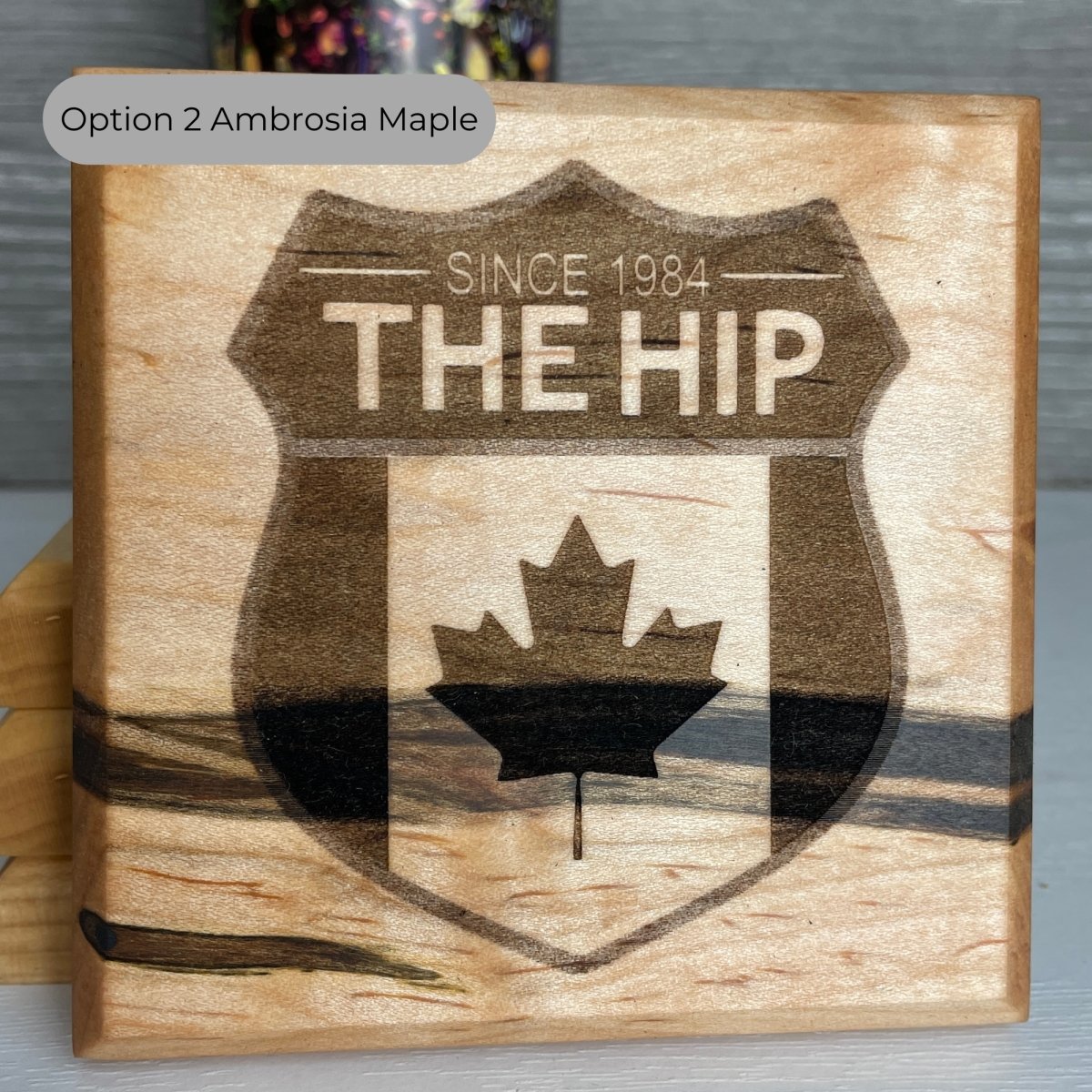 The Tragically Hip Wood Coaster Sets of 4 - DaRosa Creations
